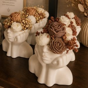 Maison Alimora - Bustier en minéra - fondant de fleurs et fleurs séchées